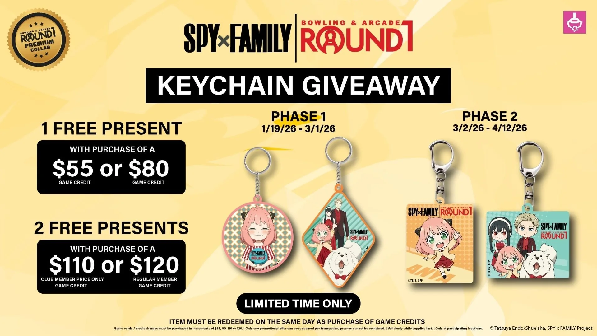 SPY x FAMILY at Round1 | Round1 USA